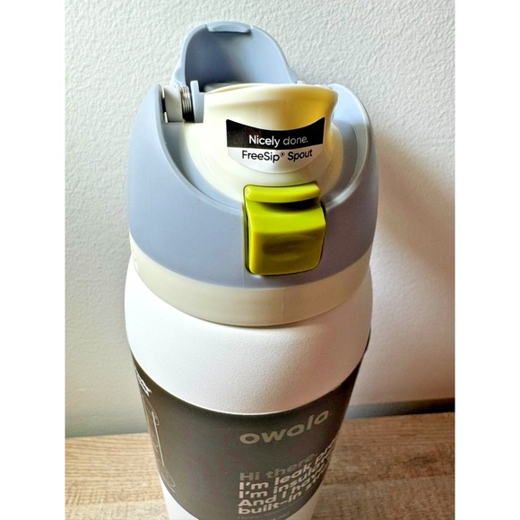 OWALA 40OZ FREESIP STAINLESS STEEL WATER BOTTLE - SLEEK BRAND NEW WITH TAGS - Picture 5 of 6